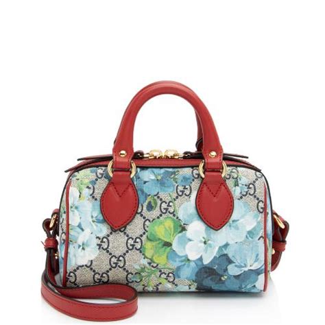 gucci mini boston bloom bag|farfetch gucci mini bag.